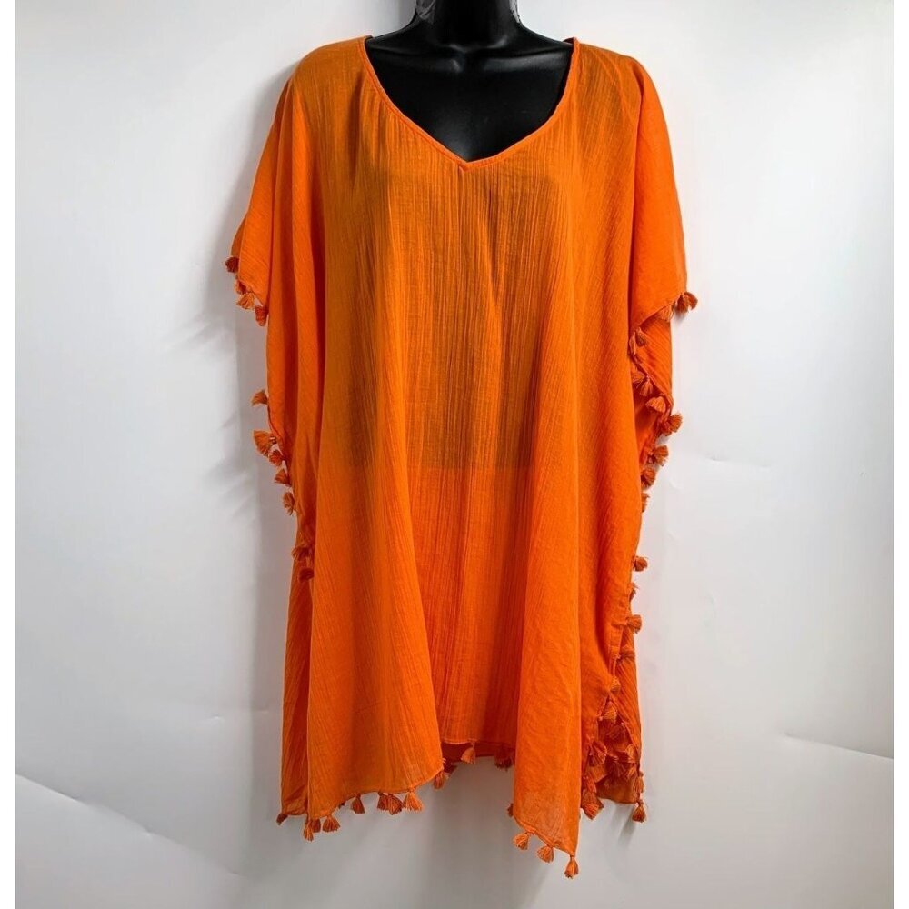 Seafolly Beach Amnesia Kaftan 52162 Revolve Swim Cover Up One Size $78